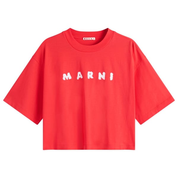 

Футболка с логотипом Marni, красный