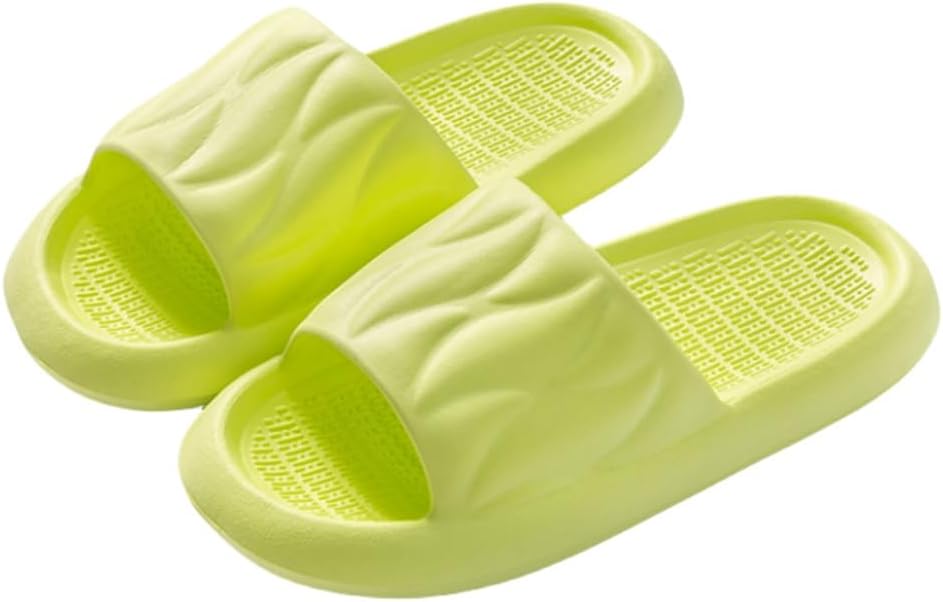 

Душевые тапочки Cliont для женщин и мужчин, шлепанцы для душа, для бассейна, нескользящие, для ванной, летние пляжные обувь, зеленый