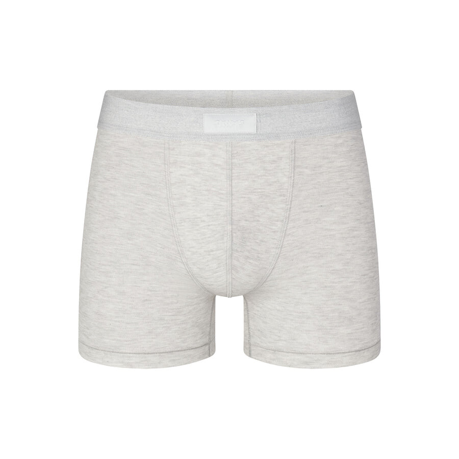 

Мужские трусы-боксеры 3 дюйма SKIMS Skims Cotton, цвет Light Heather Grey