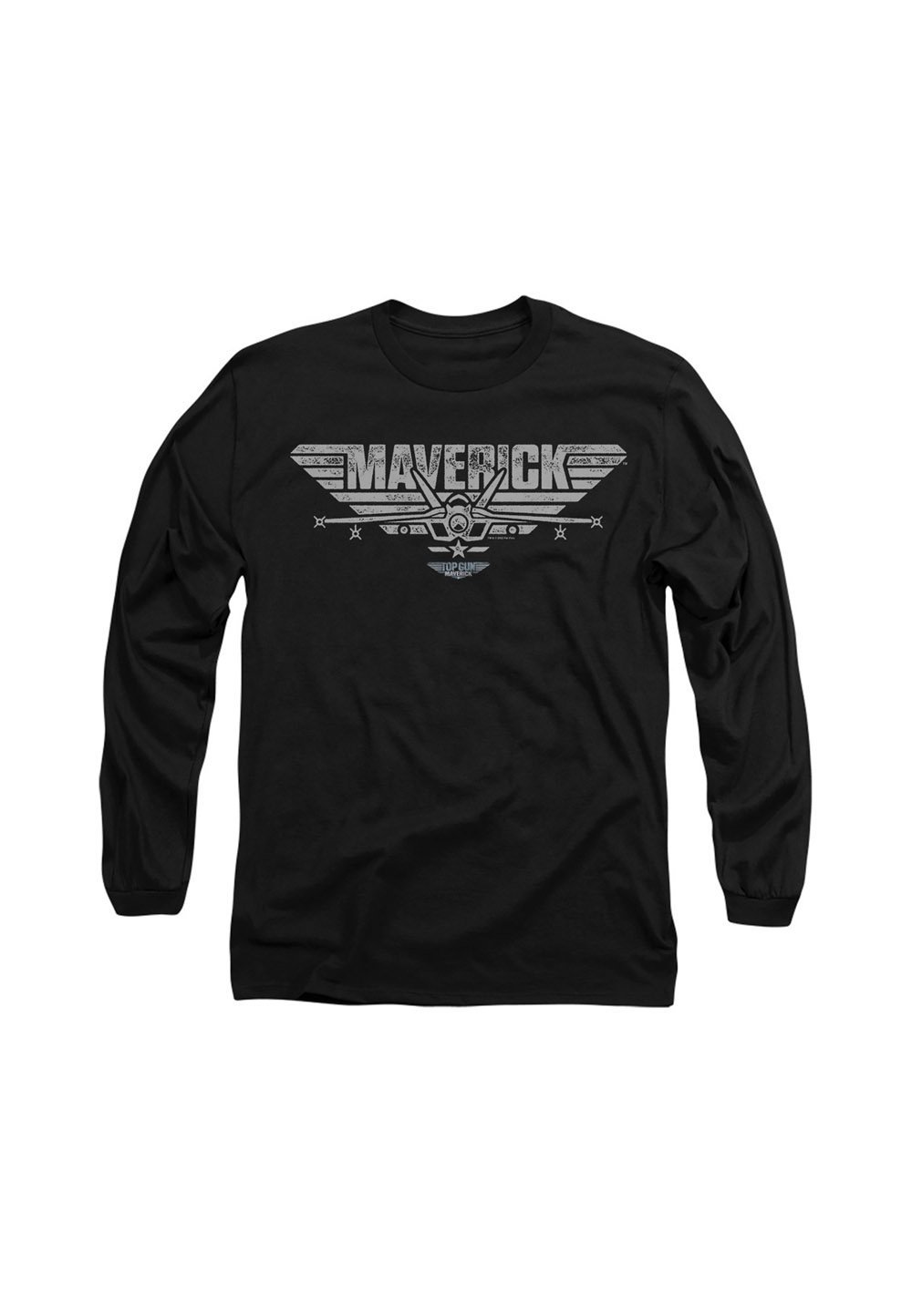 

Топ с длинными рукавами GUN MAVERICK PLANE LOGO Cotton Soul, черный