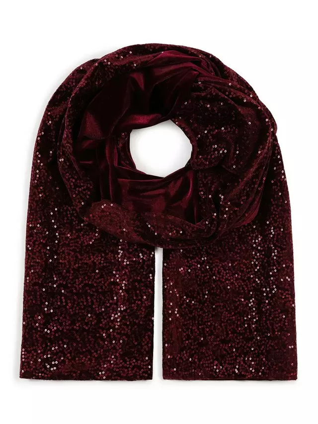 

Шарф HotSquash Sequin, цвет wine