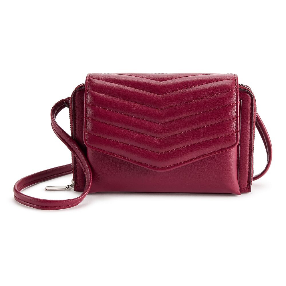 

RFID-кошелек Arista на шнурке, цвет Quilted Wine