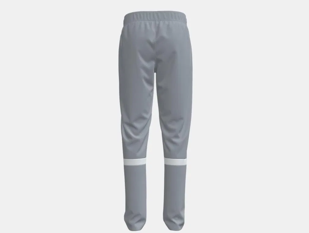 Вязаные спортивные командные брюки Under Armour для мальчиков - отводят пот, Mod Gray-White — фото 2