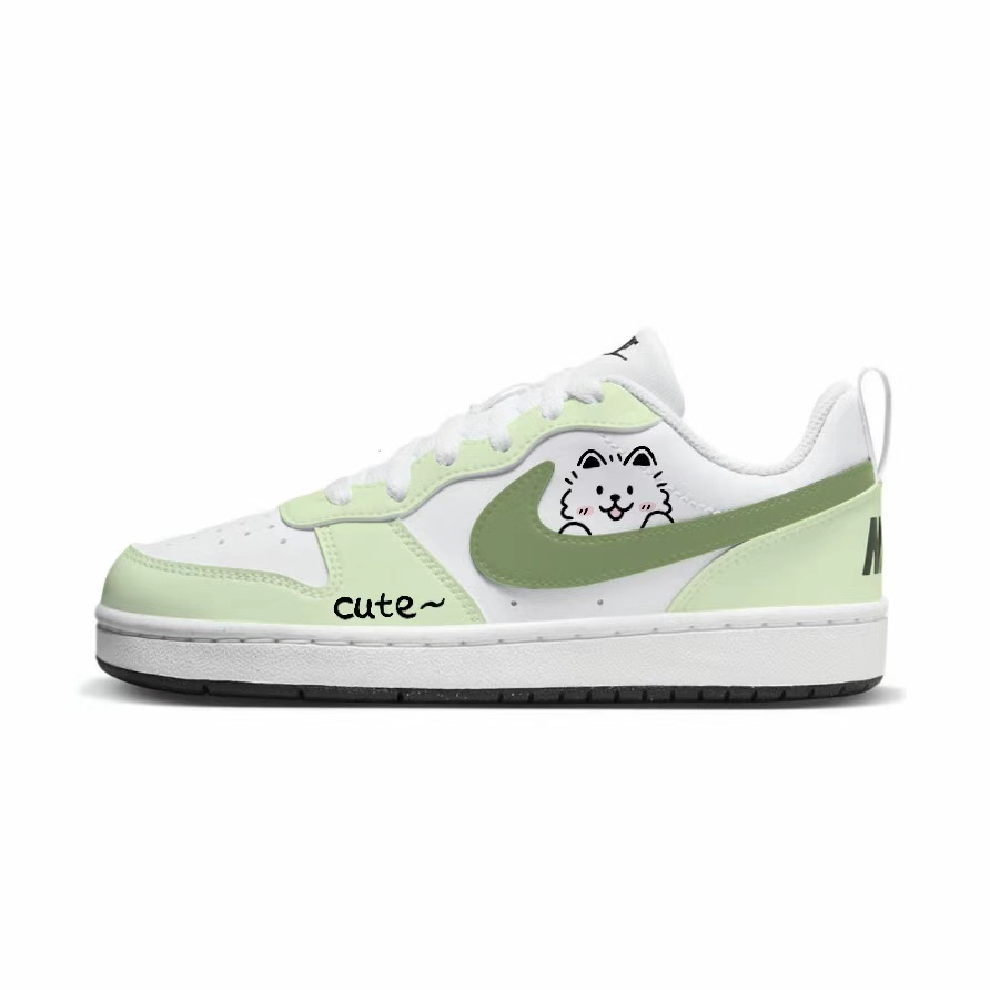 

Nike Кроссовки для скейтбординга Court Borough Low top белые детские