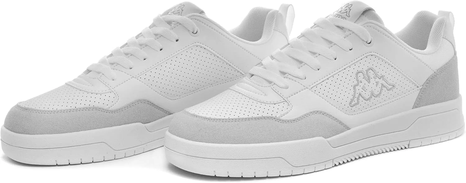 Кроссовки Kappa Men's Kappa Logo Manis Scarpe Da Ginnastica Sports Shoes, White Grey Lt