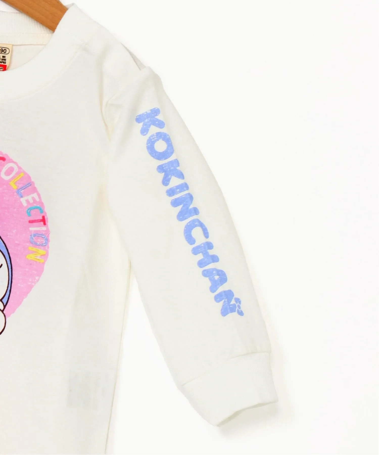 Детская коллекция ANPANMAN/(K) Футболка с длинным рукавом Baikinman Kokin-chan Hyokkori Anpanman Kids Collection, Off-white — фото 4