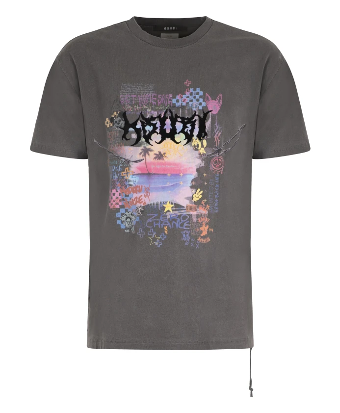 

Футболка Vandals Biggie SS Ksubi, серый