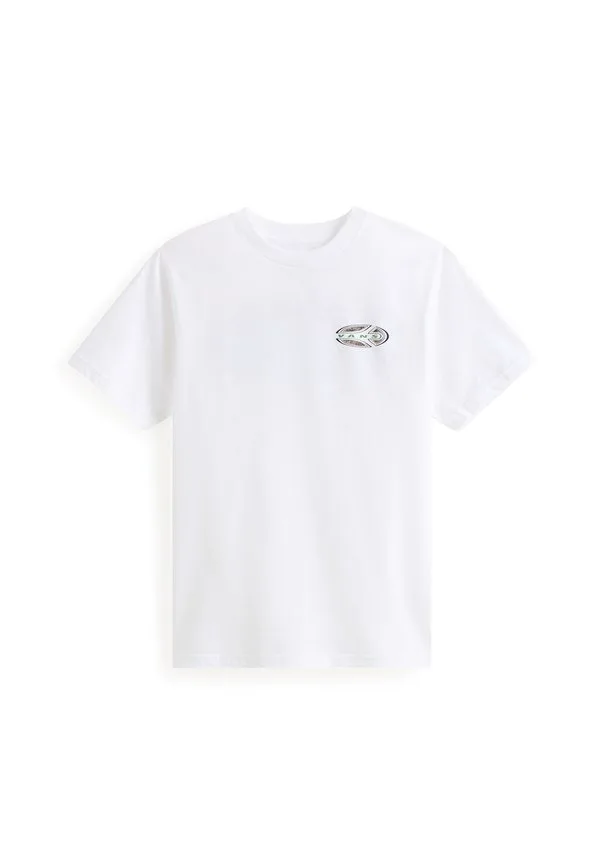 Футболка с овальным камуфляжным принтом Vans, White