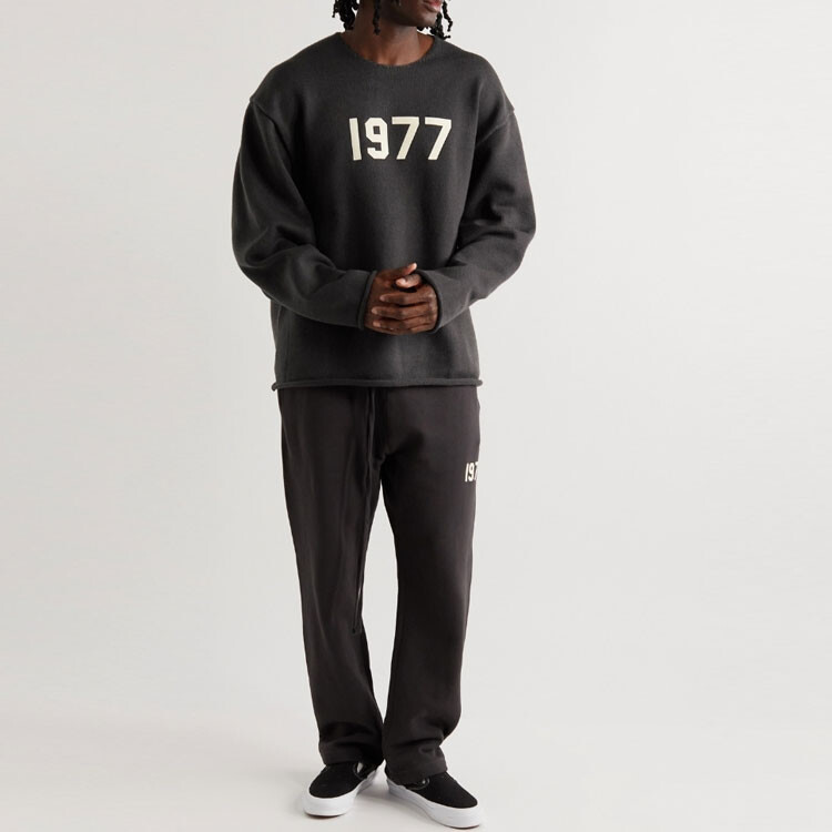SS22 Свитер мужской железный Fear Of God Essentials, черный — фото 2