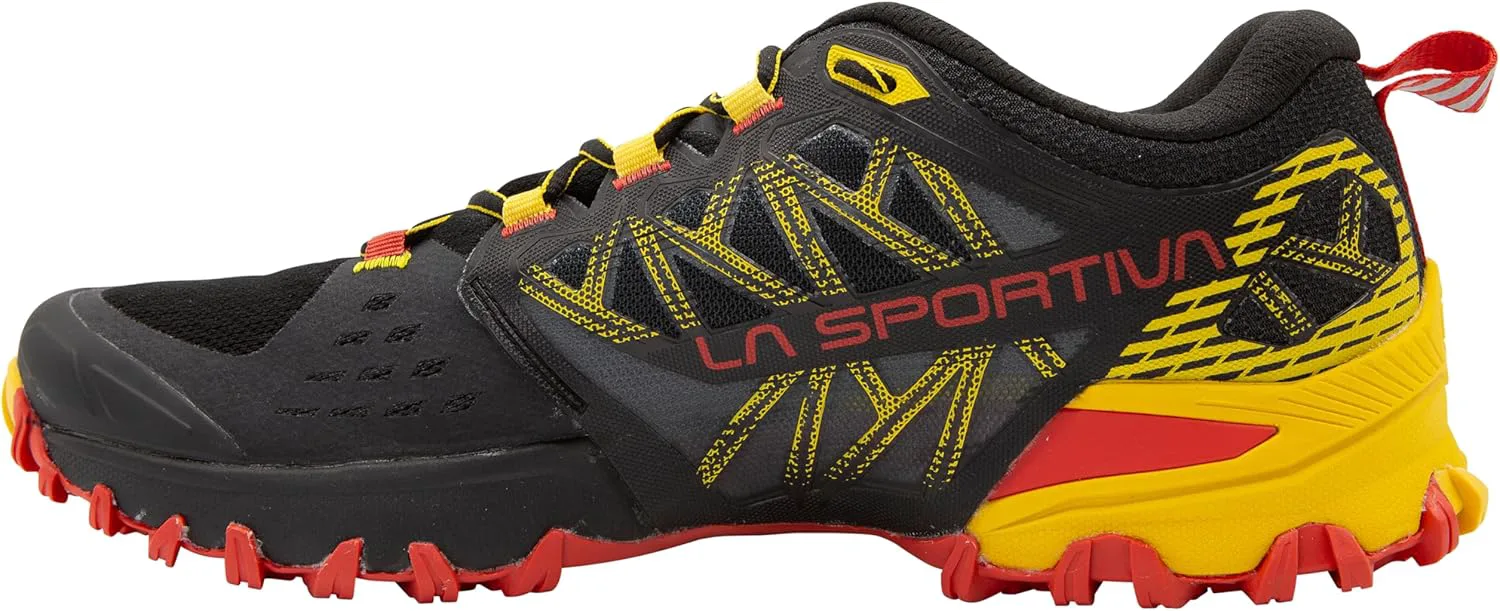 Мужские водонепроницаемые трейловые кроссовки La Sportiva Bushido III GTX, черный/желтый — фото 4