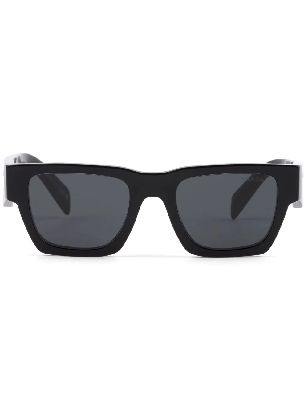 

Солнцезащитные очки в квадратной оправе с логотипом Prada Eyewear, черный