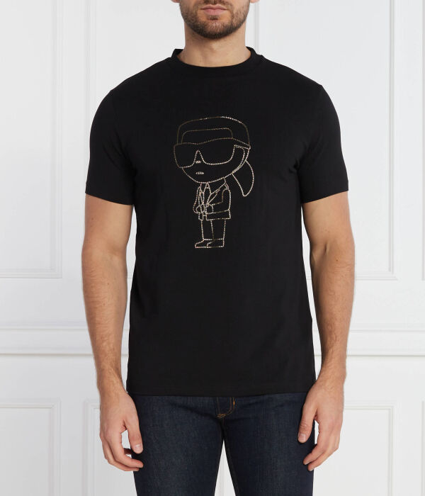 

Футболка с круглым вырезом Regular fit Karl Lagerfeld, черный
