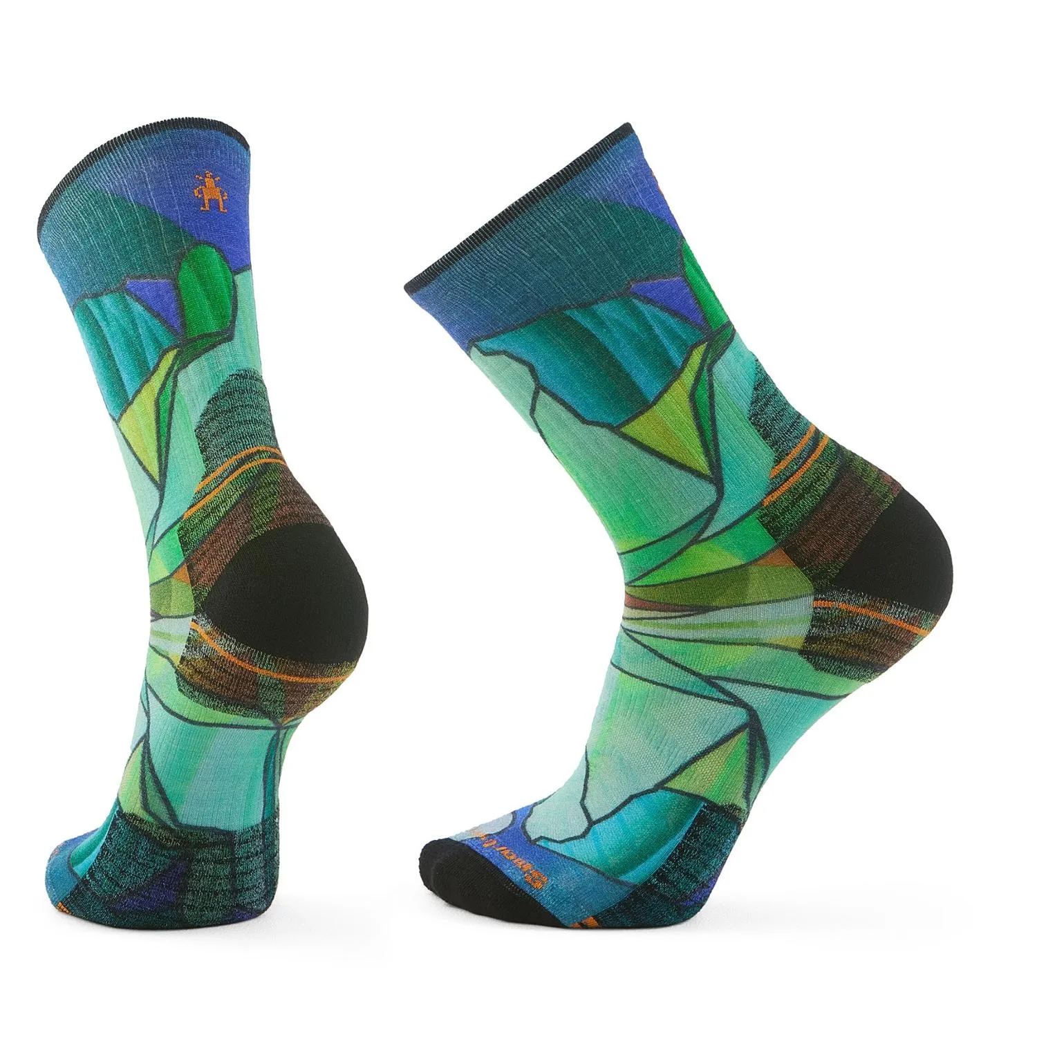 

Носки Hike Targeted Cushion Mirror Mountain Print Crew - Мужские Smartwool, Capri