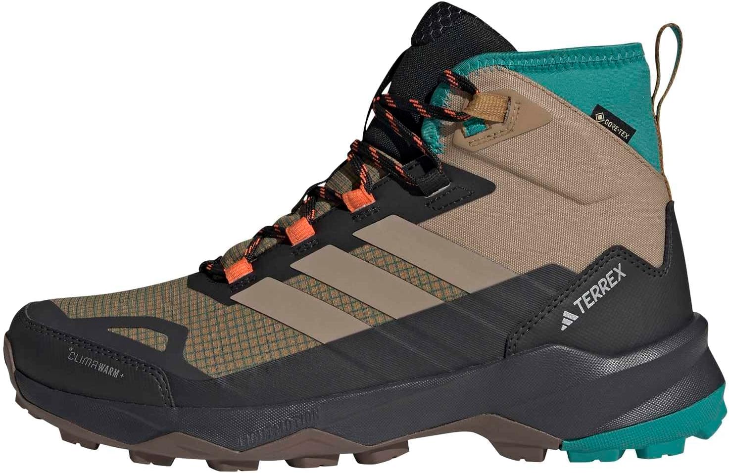 

Мужские ботинки Adidas Terrex Skychaser Ax5 Mid Top Gore-tex Climawarm для походов, бирюзовый