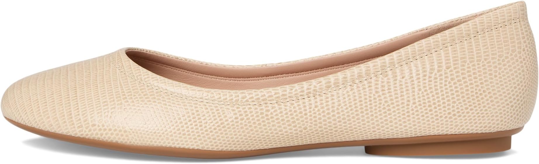Балетки Cole Haan Georgie Ballet Flats, цвет Oat Lizrd Leather Print — фото 4