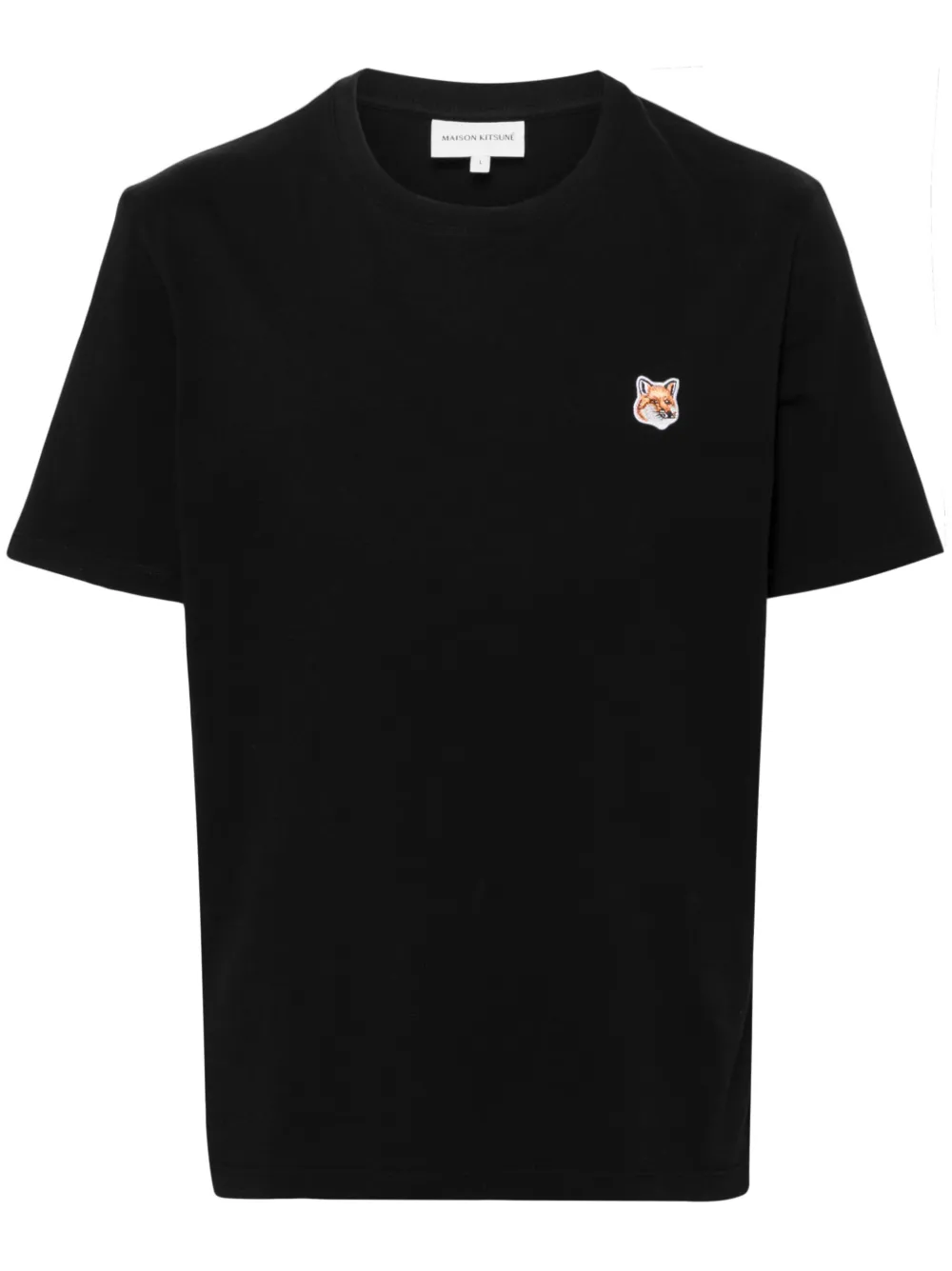 

Футболка с нашивкой Fox Maison Kitsuné, черный
