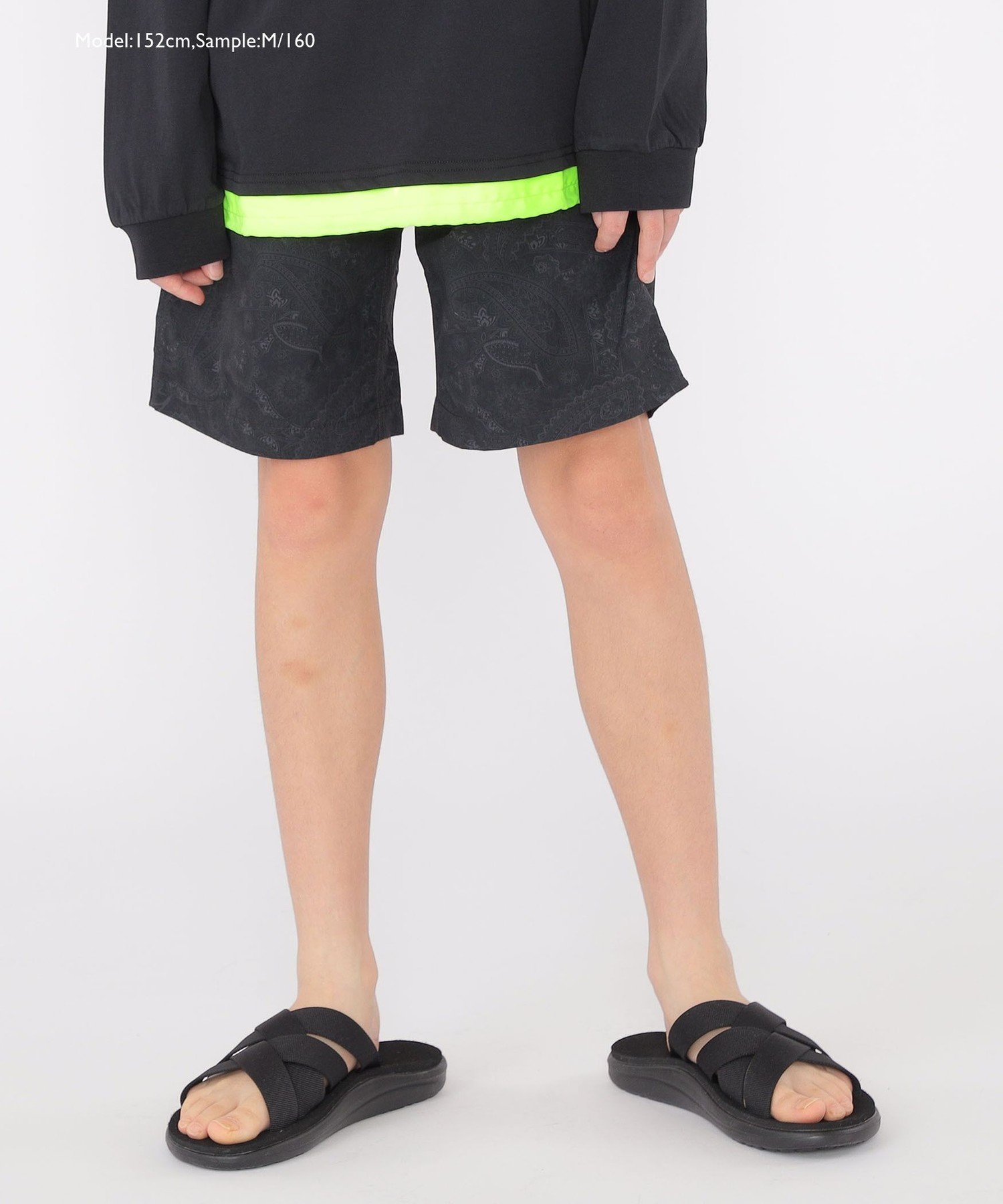 Шорты Gramicci: 100-160 см / Прочные нейлоновые шорты SHIPS KIDS, Charcoal Gray — фото 4