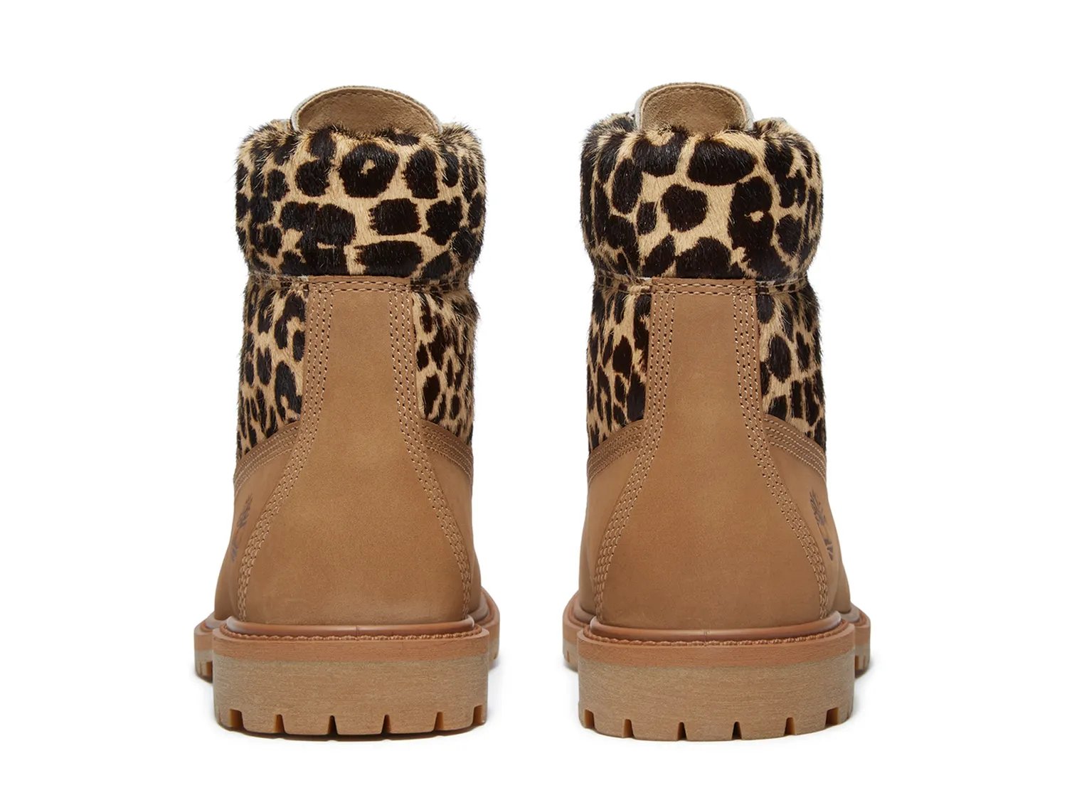 Ботинки Timberland Premium 6-Inch Waterproof Bootie - Women's, Light Brown/Beige Leopard Print — фото 3