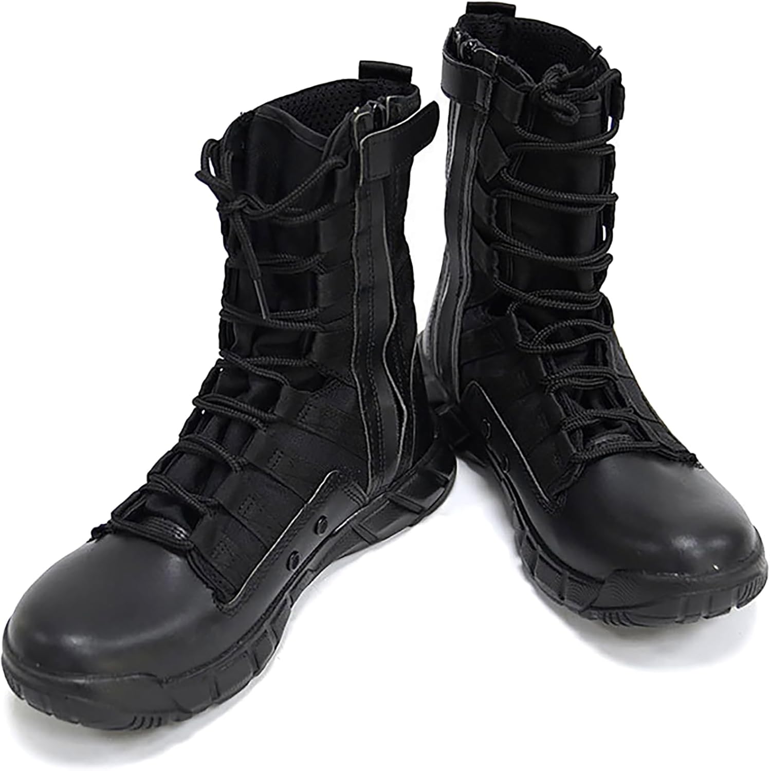 

Мужские тактические боевые ботинки Jungle для военных, для прогулок на улице, кемпинга, шнуровка, для трекинга и походов, дышащие, черные, размер 38 Qaxzesa