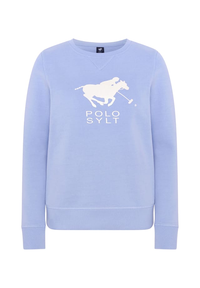 

Свитер с блестящим принтом Polo Sylt, синий