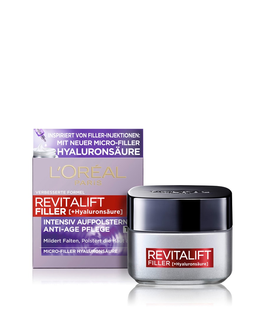 

Дневной крем L'Oréal Paris Revitalift Filler [+Hyaluronsäure] Intensiv Aufpolsternde Anti-Age, 50 ml
