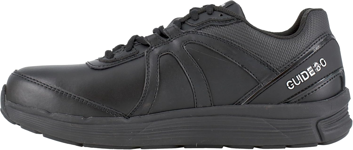 Мужские рабочие туфли Reebok Work Guide RB3501, черные, с защитным стальным носком, черный — фото 4