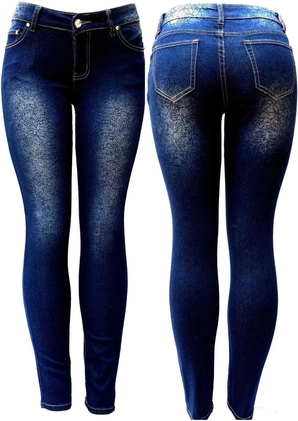 

Masoi 1826 Premium женские джинсы скинни темно-синие JEANS FOR LOVE