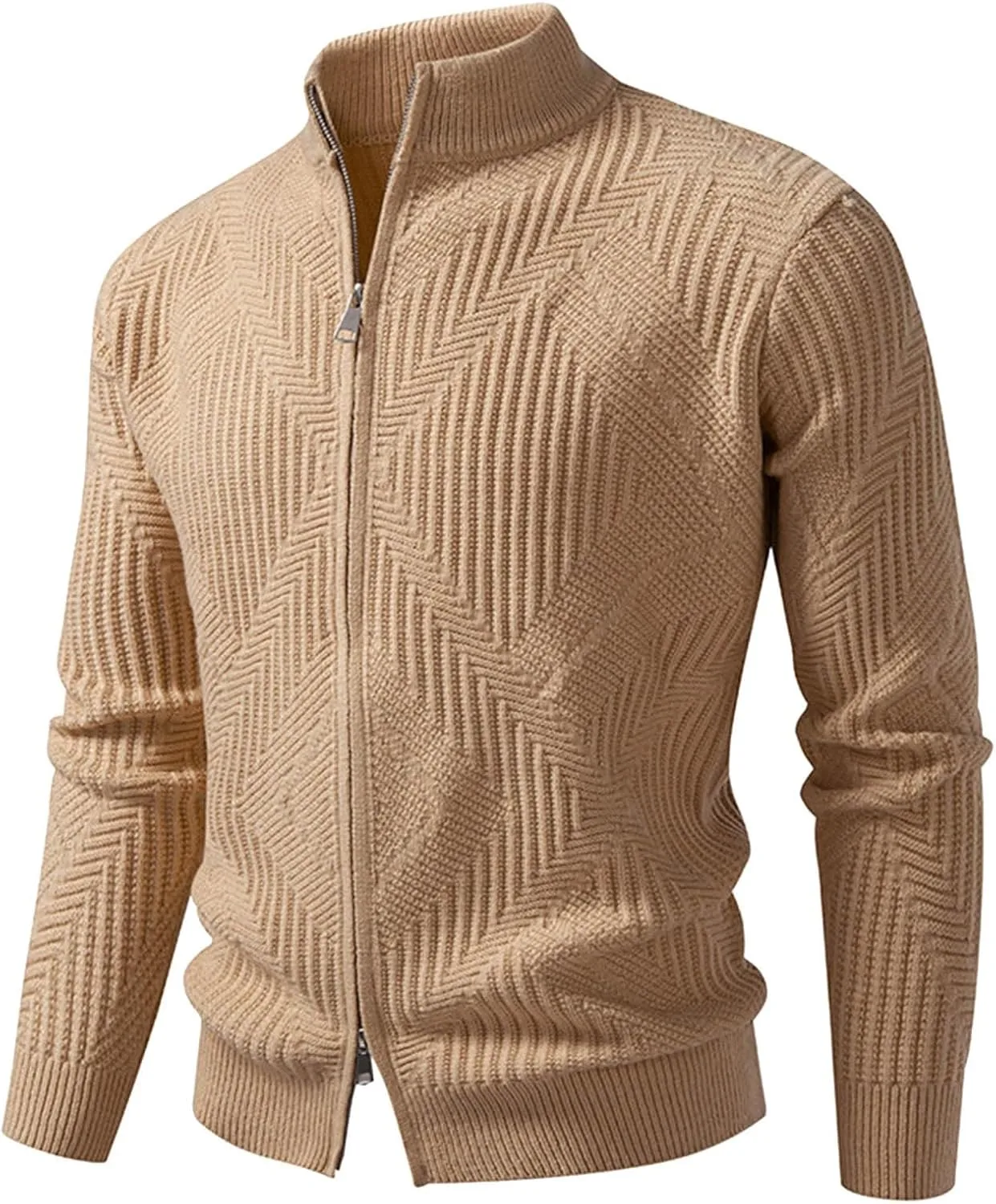 

Мужской кардиган с молнией Slim Fit WWPPAION