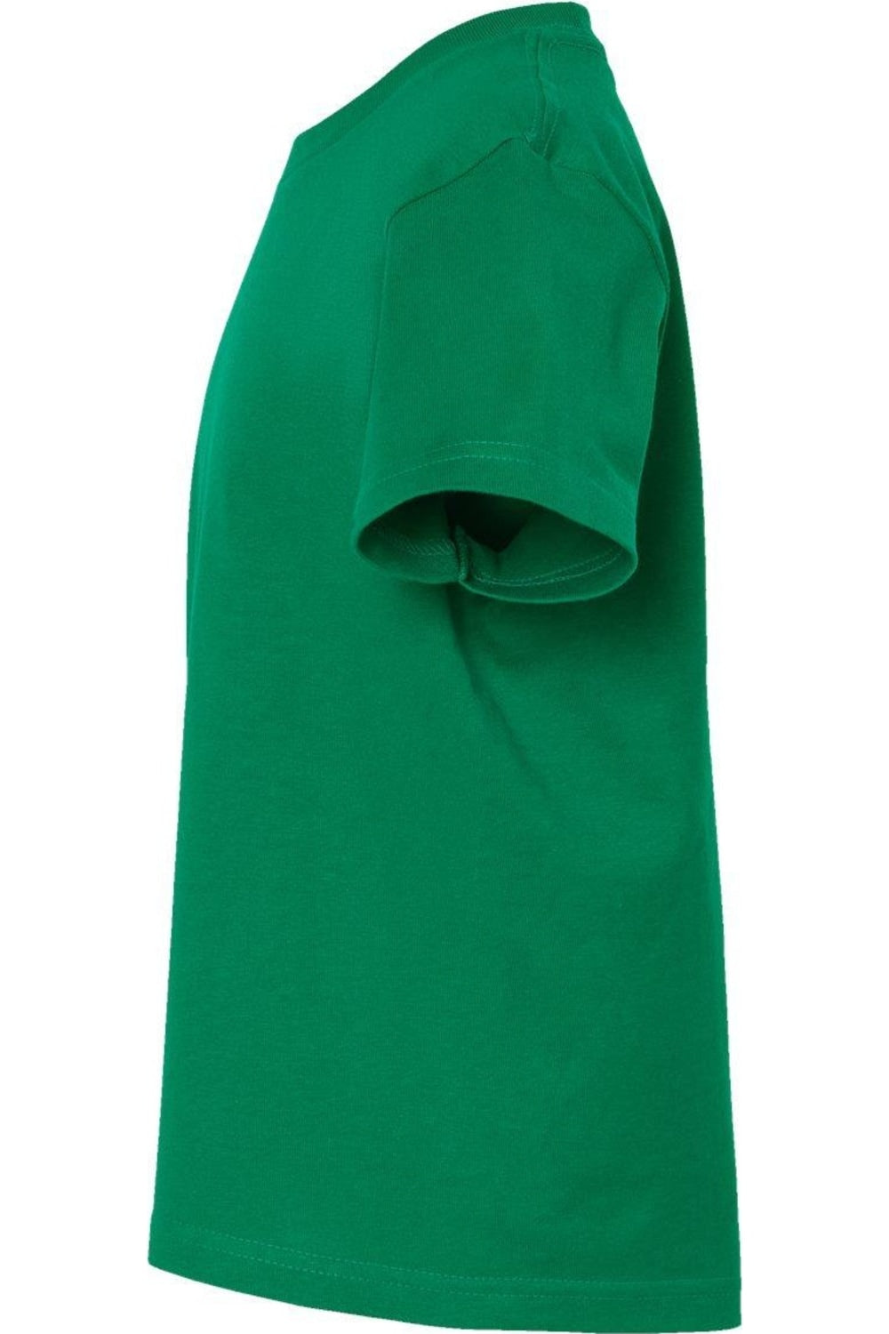 Футболка Tultex Youth Fine Jersey, цвет kelly — фото 3