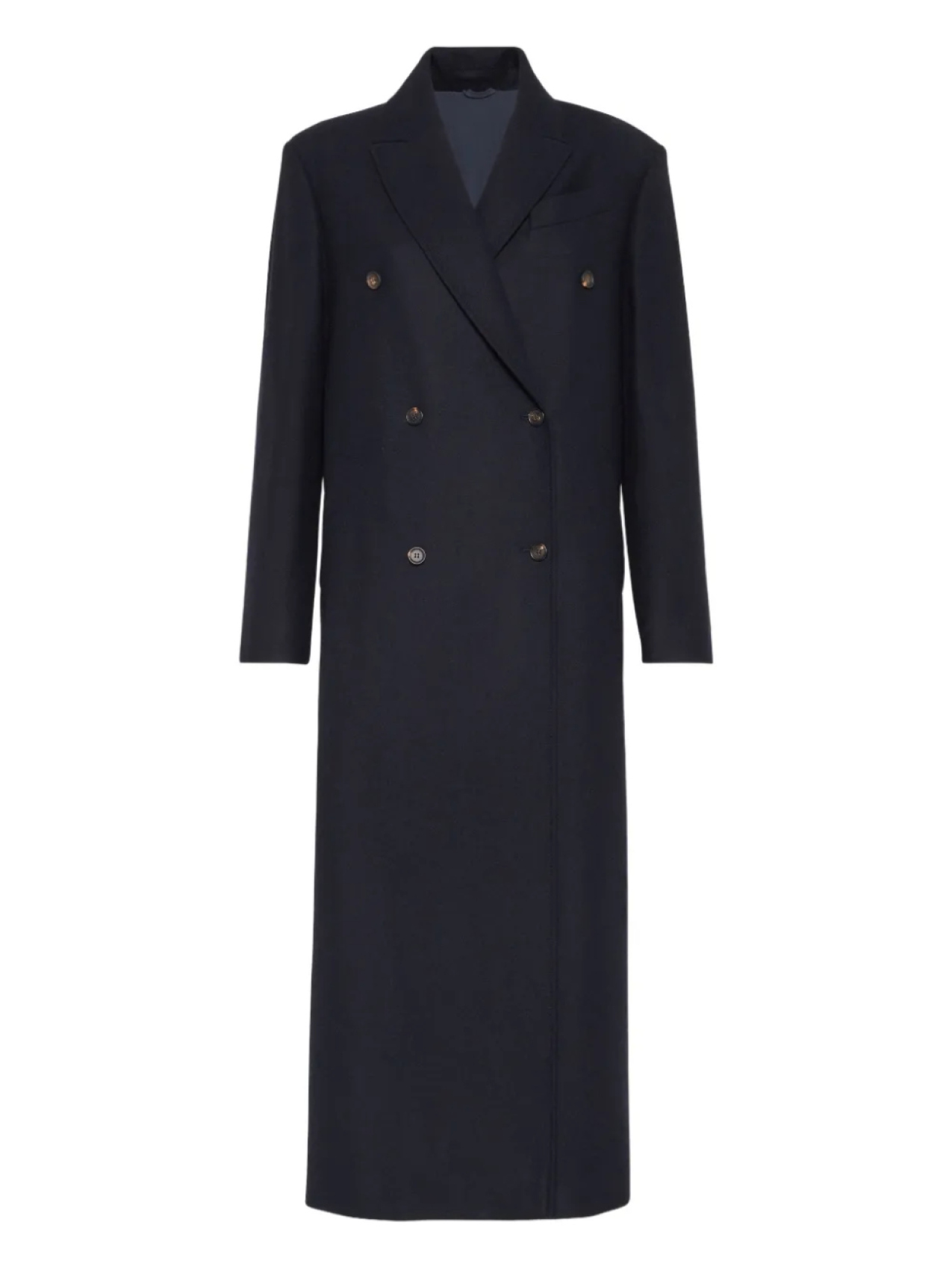 

Brunello Cucinelli фетровое пальто, синий