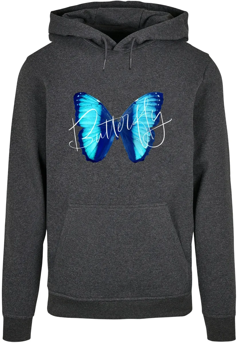 

Толстовка с капюшоном Merchcode " Merchcode Men's Butterfly Blue Basic Hoody", цвет Charcoal