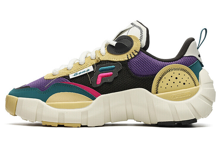 

FILA FUSION BONE Lifestyle Shoes Men Low-top Noble Purple/foggy Gray
