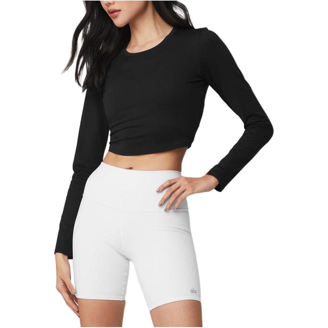 

Обычная футболка женская Alo Yoga, черный