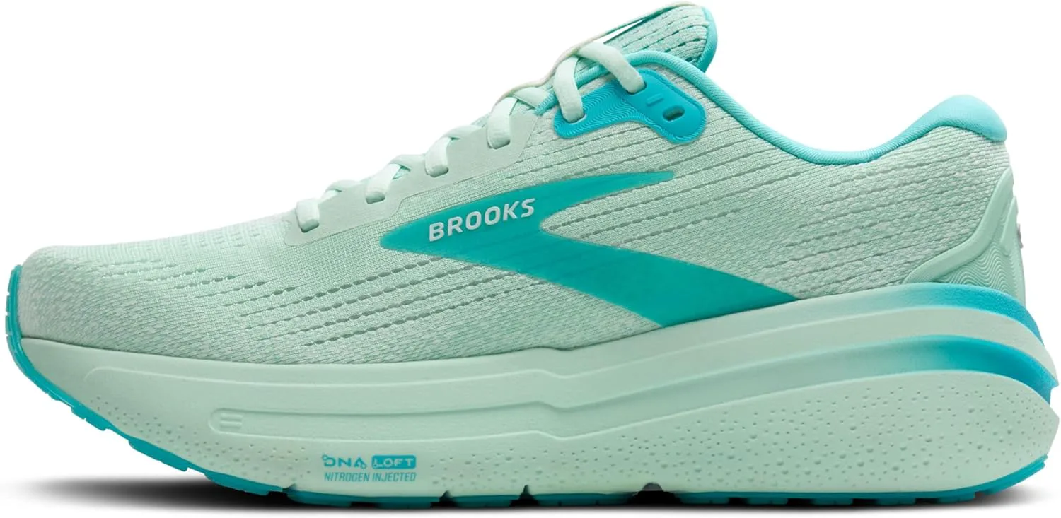 Мужские кроссовки Brooks Ghost Max 2 для бега и ходьбы, сине-белый — фото 4