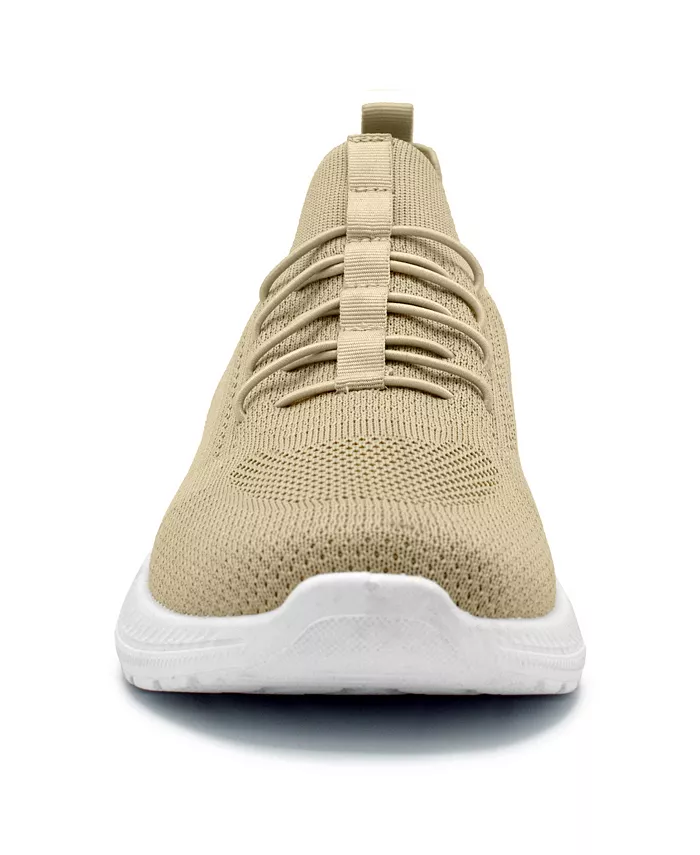 Мужские кроссовки Flux Slip On Akademiks, коричневый/бежевый — фото 4