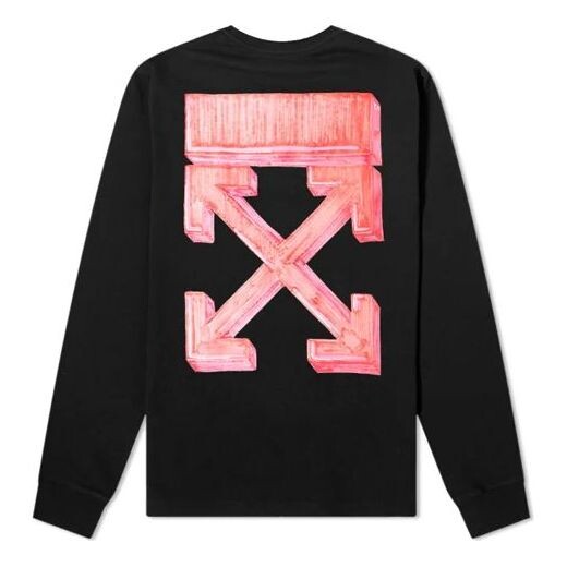 

Футболка fw20 arrows sketch mens logo long sleeve Off-White, черный