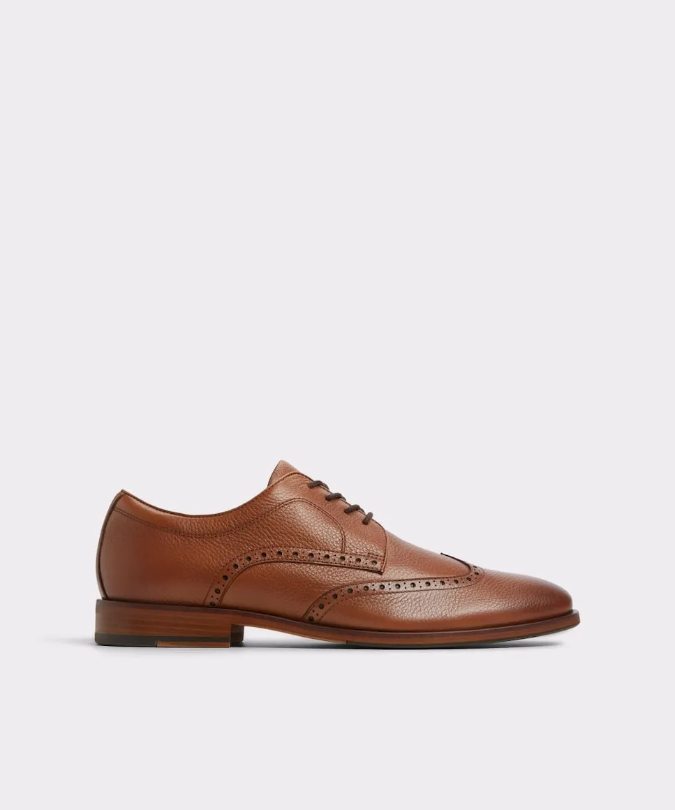 

Мужские кожаные блюхеры с круглым носком Aldo, цвет Camel