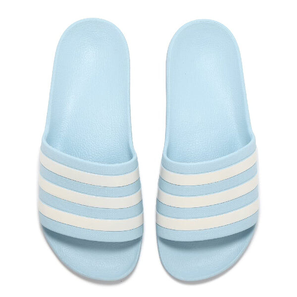 Тапочки adilette slides 'aqua' Adidas, синий — фото 4