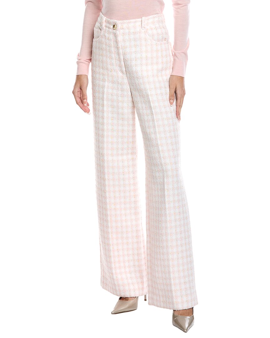 

Твидовые брюки Sandro, розовый