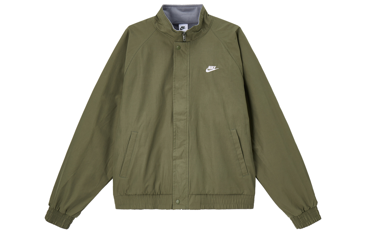 

Nike Клубная куртка мужская средняя оливково-зеленая с белым, Medium Olive Green/White