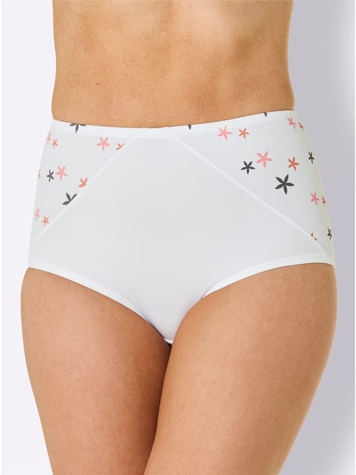 

WITT WEIDEN Трусы с высокой талией: 2 пары белых с принтом + 1 пара белых