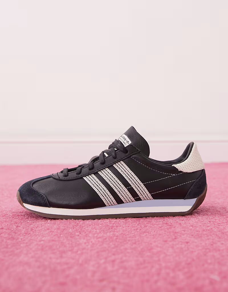 Кроссовки Adidas Originals Country OG в черно-белом цвете — фото 2