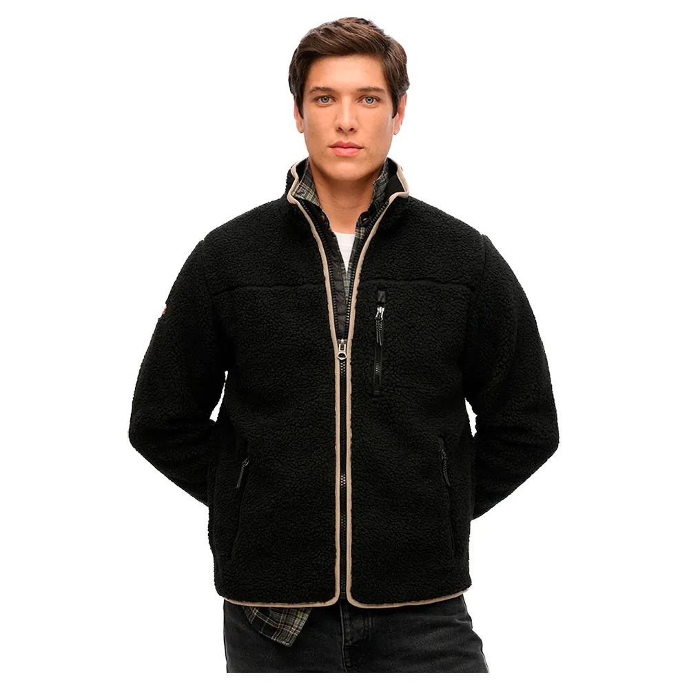 

Куртка Superdry Outdoor Fleece, черный
