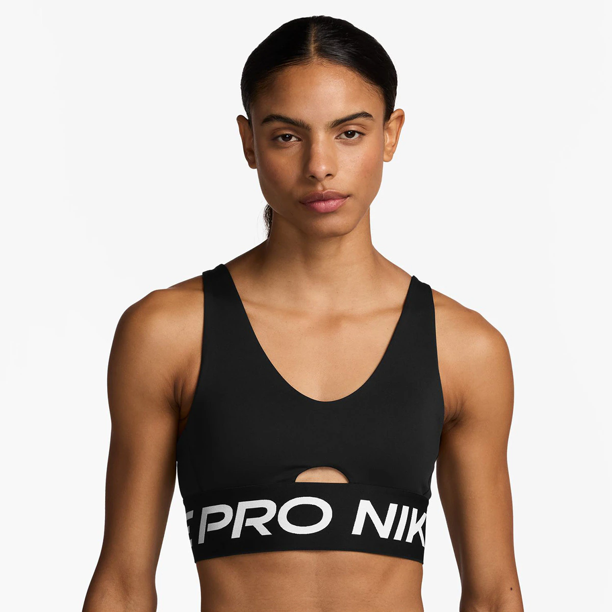 

Pro Indy Plunge Женский топ Nike, чёрный