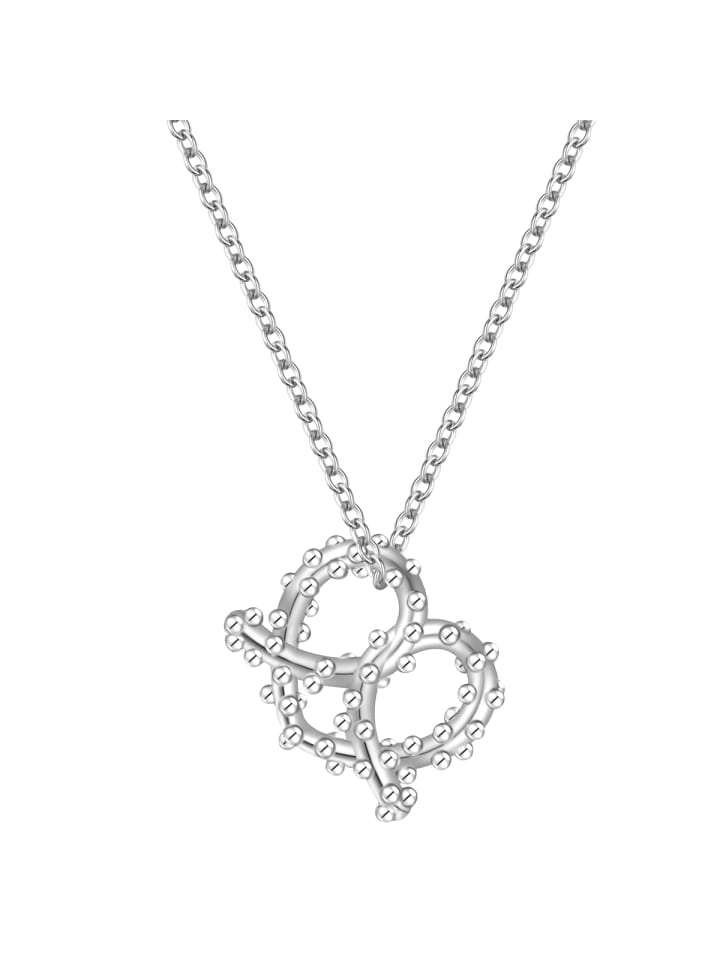

Glanzstücke München Колье в форме сердца с кренделем из стерлингового серебра