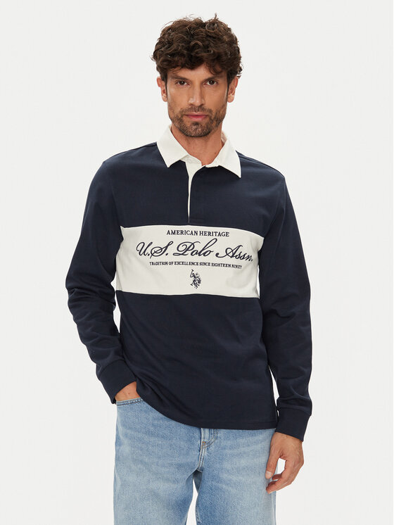 

Поло regular fit MUP4075 U.S. Polo Assn., синий