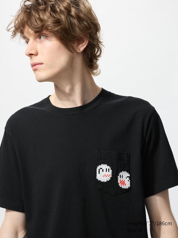 

Футболка с графическим принтом Super Mario Archive ut Uniqlo, черный