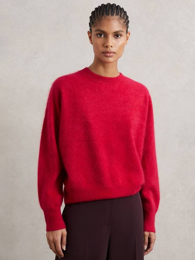 

Свитер Misha Pure Cashmere с круглой горловиной Reiss, Red