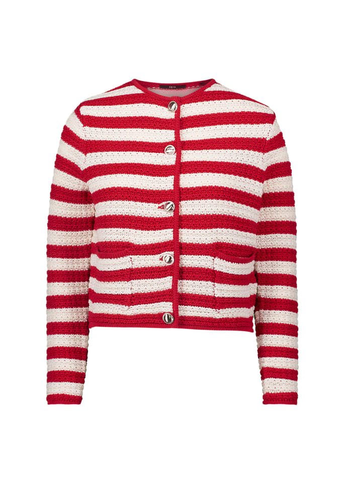 

Кардиган Zero Strickjacke mit Streifen, цвет CreamRed