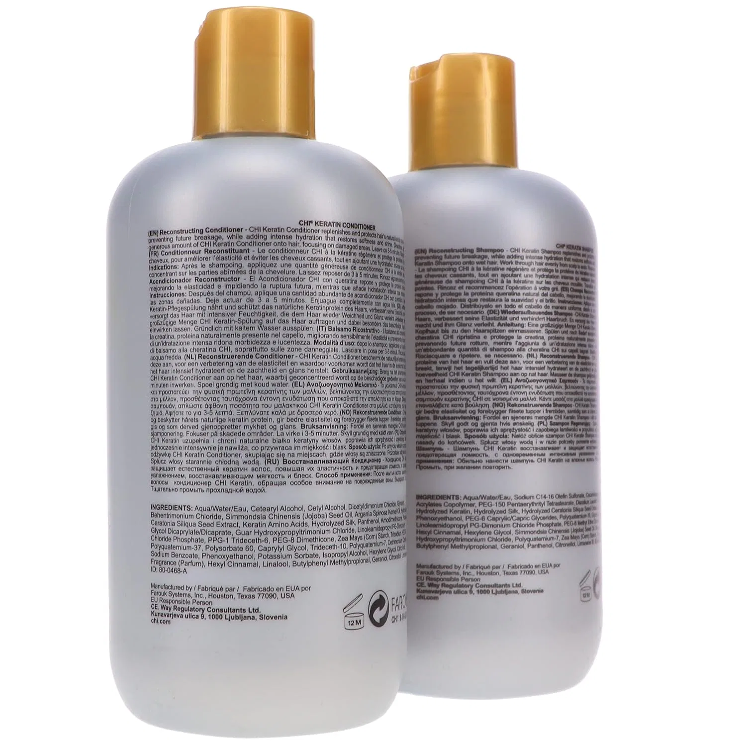 Набор для кератинового ухода CHI Keratin Gold Treatment Kit, 2 x 355 мл Chi — фото 3